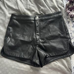 Leather Shorts